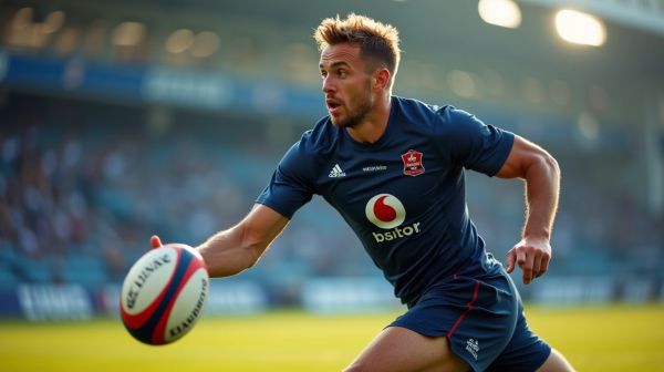 Antoine Dupont, demi de mêlée exceptionnel du rugby français