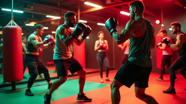 Découvrez l'espace cardio boxing fitness au aelite club